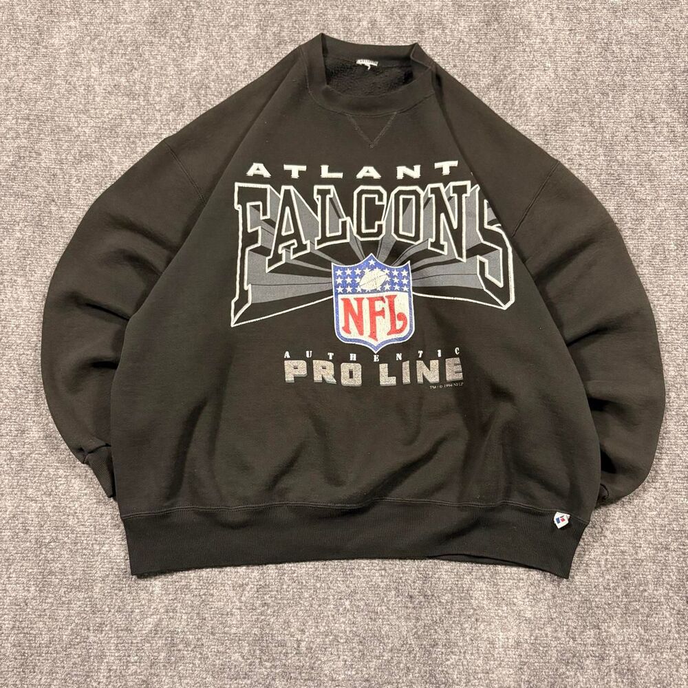 vintage 1994 russell athletic atlanta falcons pro line crewneck sweatshirt